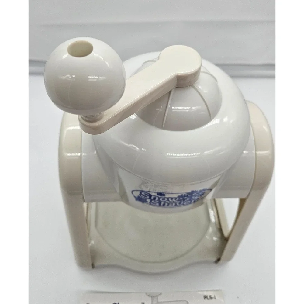 White Ice Grinder - Manual Snow Cone Maker